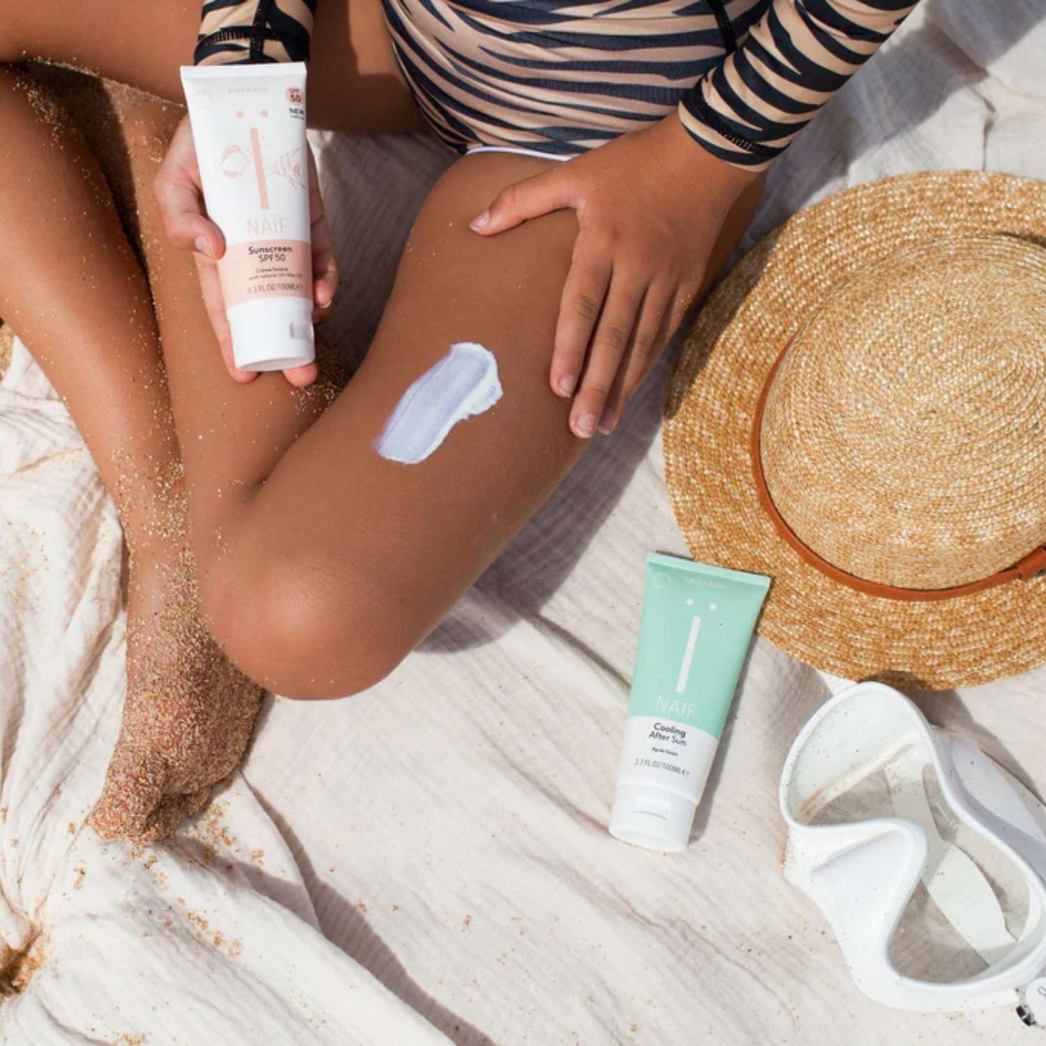 Naïf Ενυδατικό Γαλάκτωμα After Sun με Aloe Vera – 100ml - Image 3