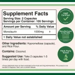 Μονολαουρίνη - Monolaurin 1000 mg – 210 Κάψουλες - Image 2